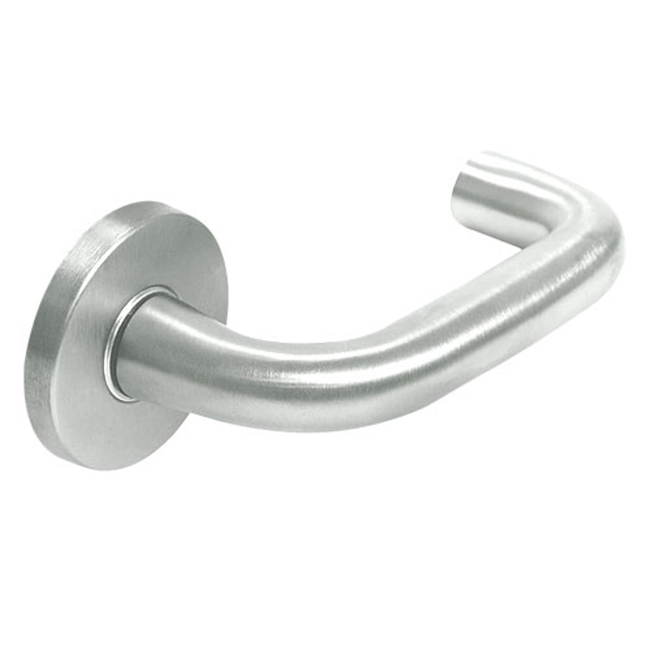 ML2054-LWA-618-M31 Corbin Russwin ML2000 Series Mortise Entrance Trim Pack with Lustra Lever in Bright Nickel