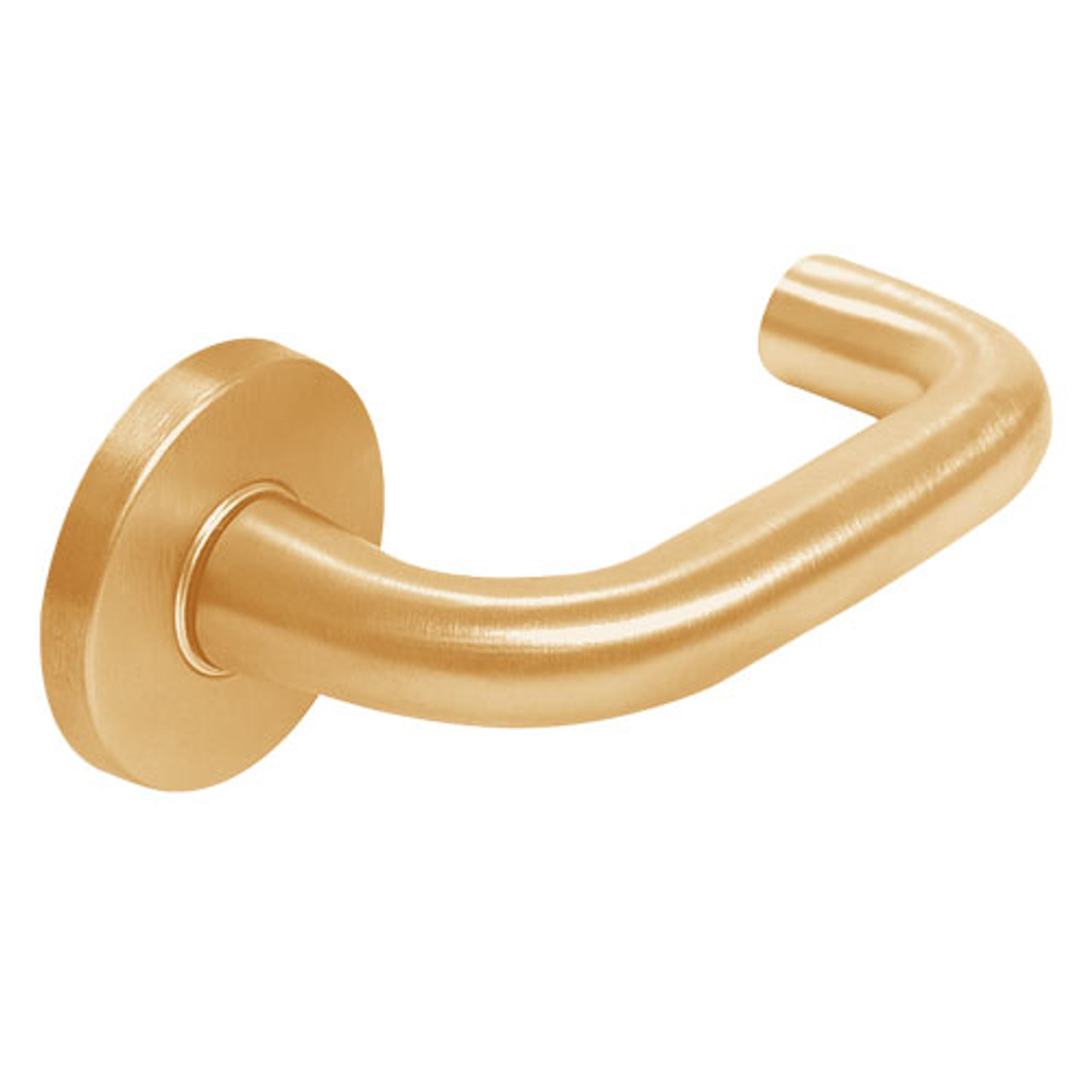 ML2058-LWA-612-M31 Corbin Russwin ML2000 Series Mortise Entrance Holdback Trim Pack with Lustra Lever in Satin Bronze