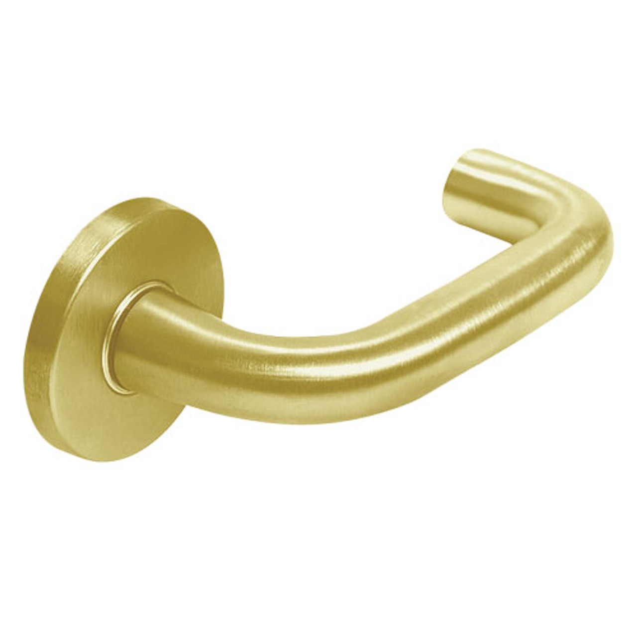 ML2065-LWA-606-LC Corbin Russwin ML2000 Series Mortise Dormitory Locksets with Lustra Lever in Satin Brass