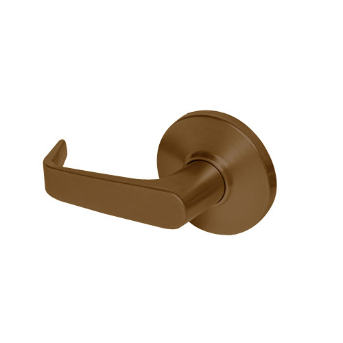 9K30LL15DSTK690 Best 9K Series Hospital Privacy Heavy Duty Cylindrical Lever Locks with Contour Angle with Return Lever Design in Dark Bronze