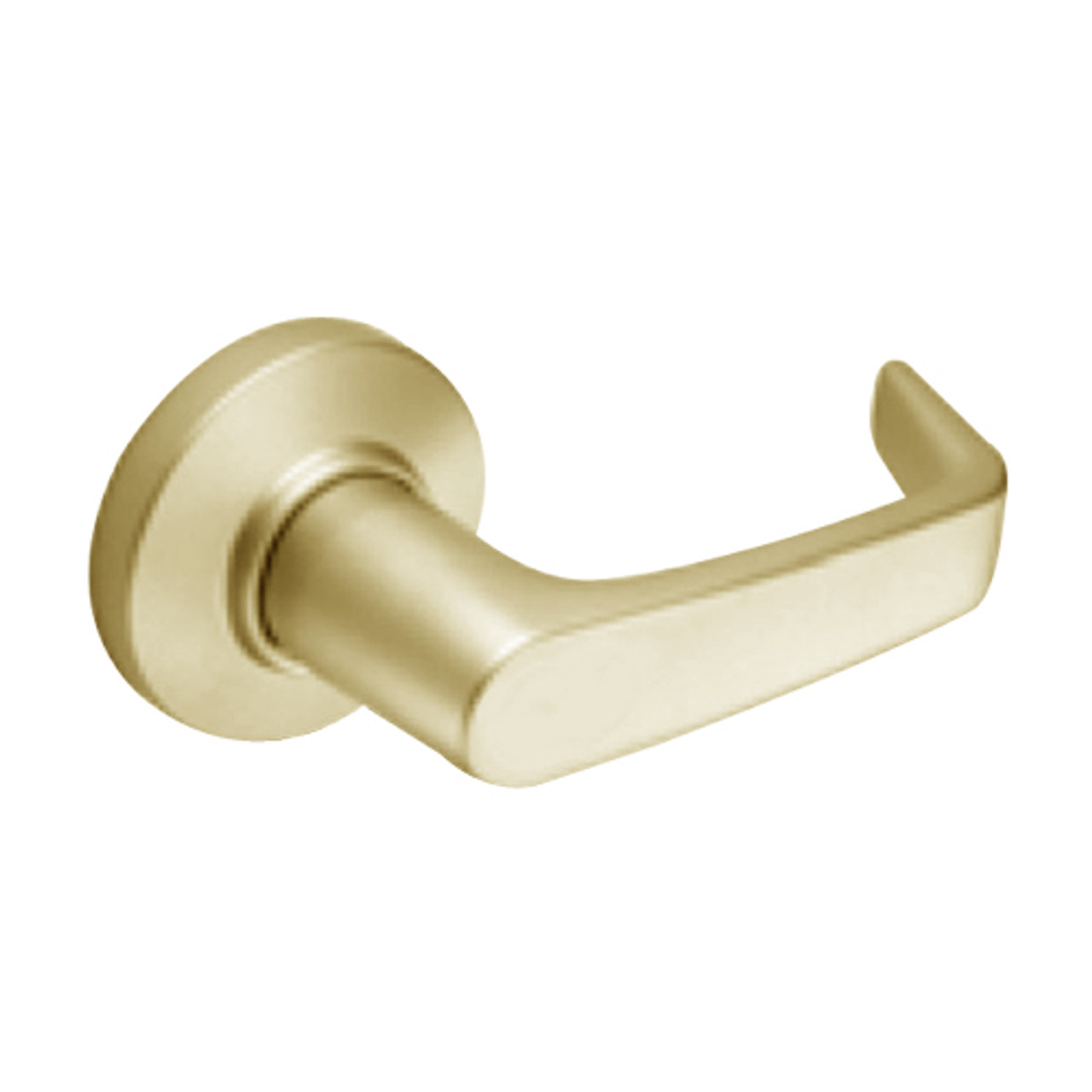 9K30LL15CS3606 Best 9K Series Hospital Privacy Heavy Duty Cylindrical Lever Locks with Contour Angle with Return Lever Design in Satin Brass