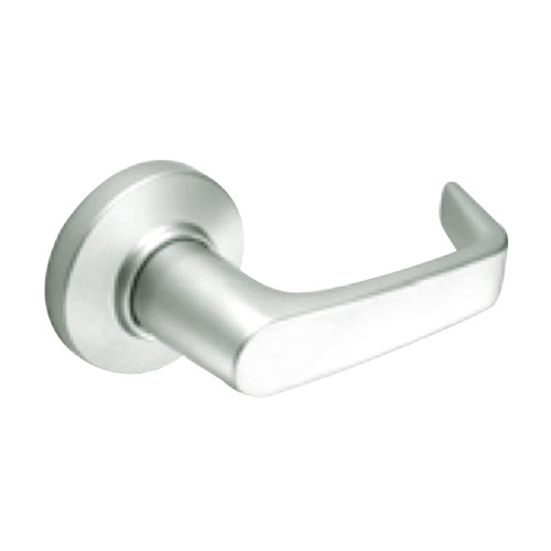 9K30LL15CS3618 Best 9K Series Hospital Privacy Heavy Duty Cylindrical Lever Locks with Contour Angle with Return Lever Design in Bright Nickel