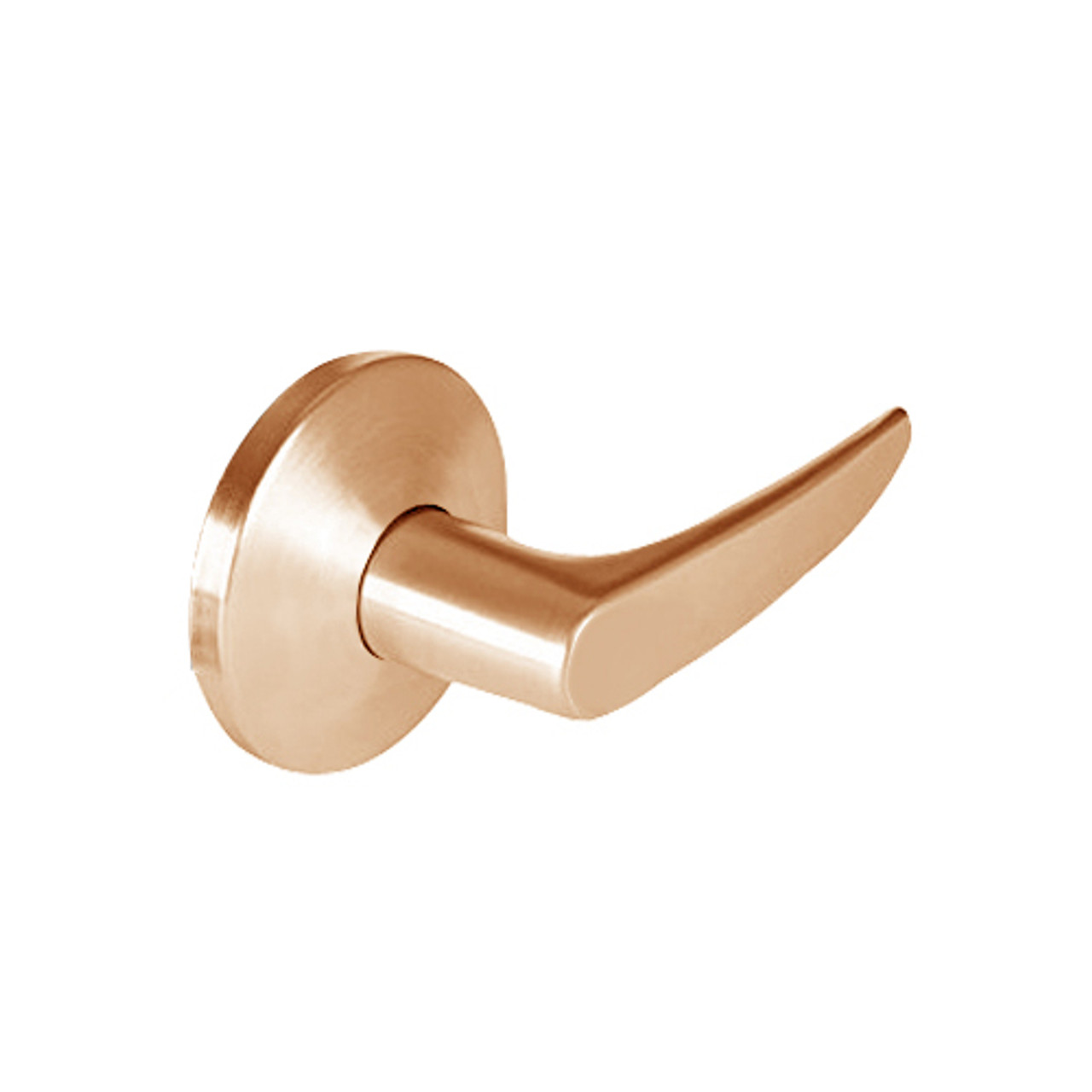 9K30LL16LSTK612 Best 9K Series Hospital Privacy Heavy Duty Cylindrical Lever Locks with Curved Without Return Lever Design in Satin Bronze