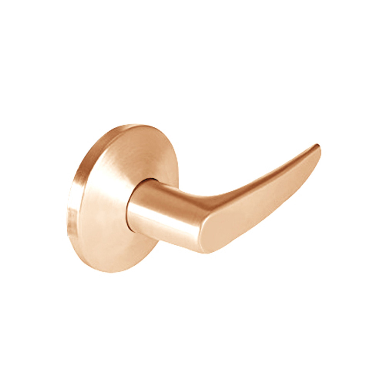 9K30LL16LSTK611 Best 9K Series Hospital Privacy Heavy Duty Cylindrical Lever Locks with Curved Without Return Lever Design in Bright Bronze