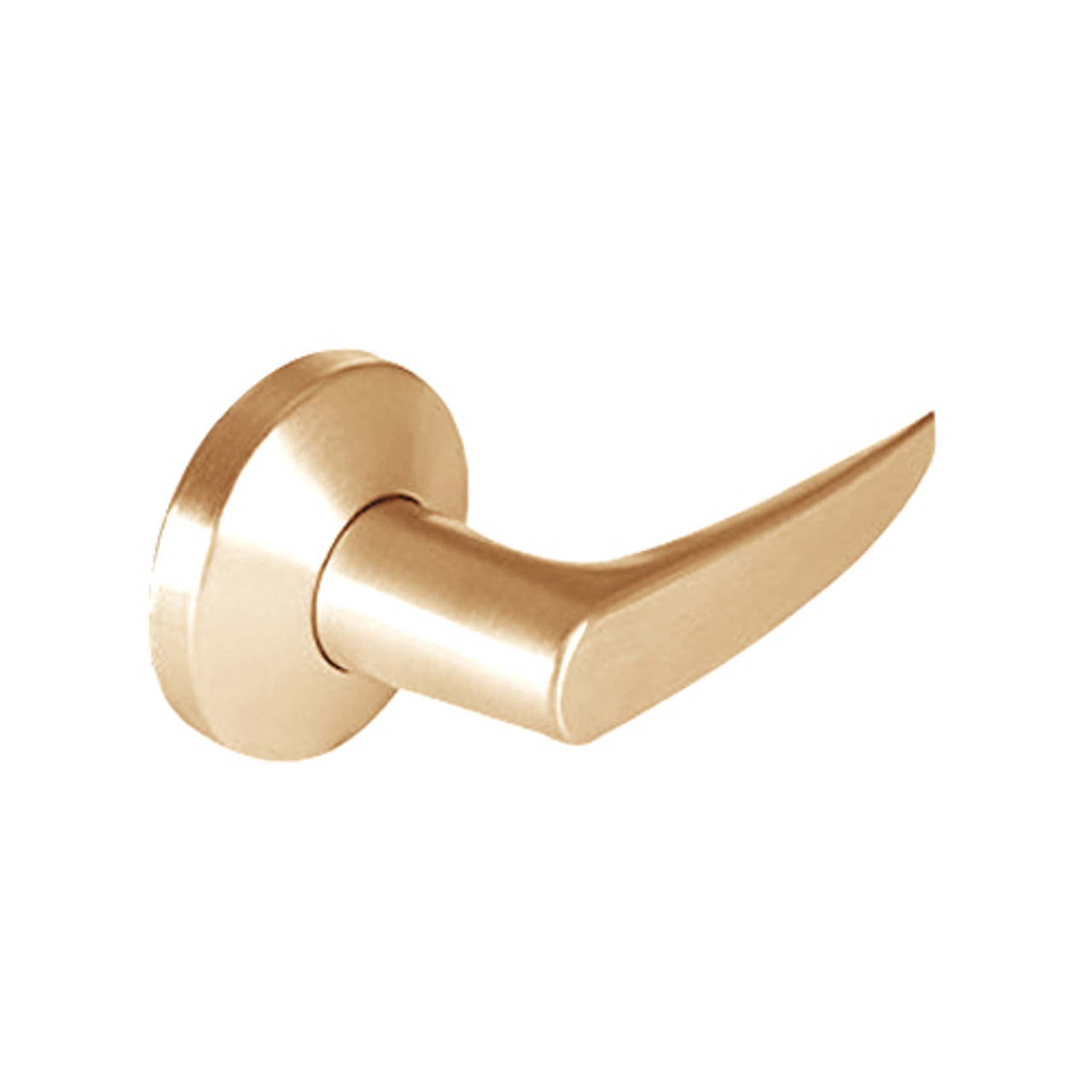 9K30LL16KS3611 Best 9K Series Hospital Privacy Heavy Duty Cylindrical Lever Locks with Curved Without Return Lever Design in Bright Bronze