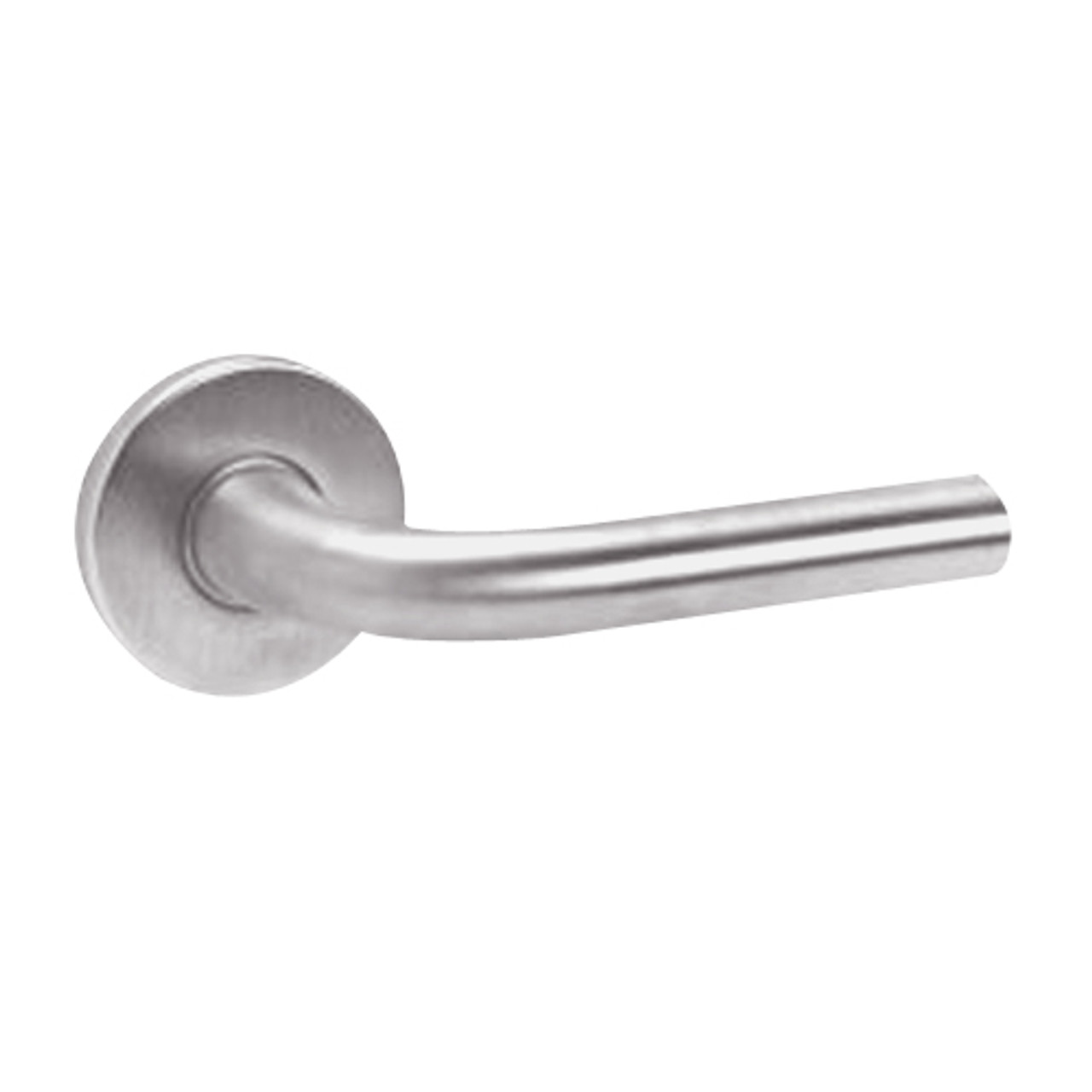 ML2051-RWA-630-LC Corbin Russwin ML2000 Series Mortise Office Locksets with Regis Lever in Satin Stainless