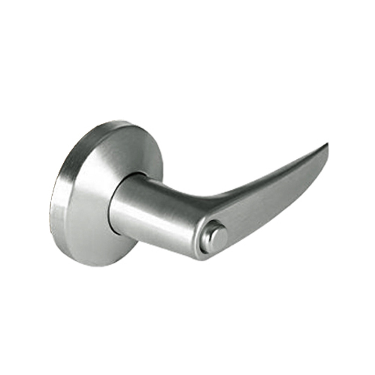 9K30L16KS3619 Best 9K Series Privacy Heavy Duty Cylindrical Lever Locks with Curved Without Return Lever Design in Satin Nickel