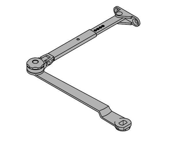 LCN Door Hardware 3032-H-LH-AL