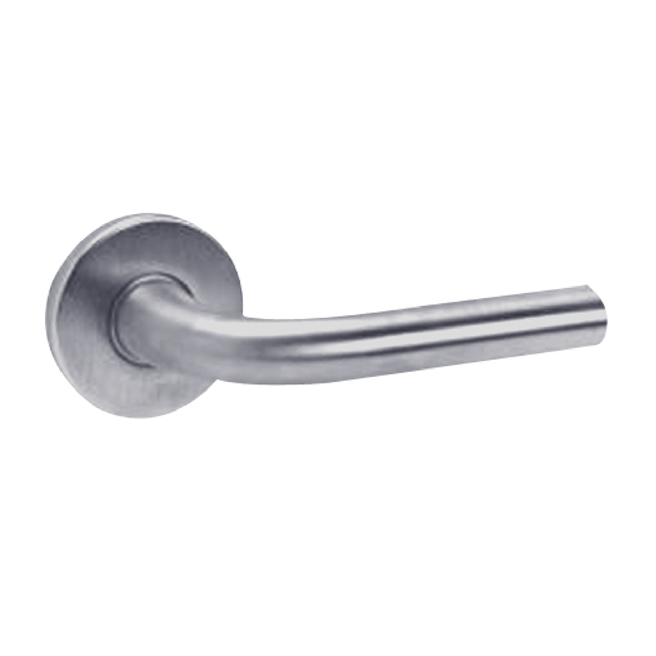 ML2075-RWA-626-CL7 Corbin Russwin ML2000 Series IC 7-Pin Less Core Mortise Entrance or Office Security Locksets with Regis Lever and Deadbolt in Satin Chrome