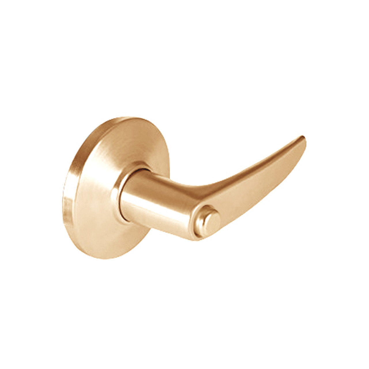 9K40LL16DSTK611 Best 9K Series Hospital Privacy Heavy Duty Cylindrical Lever Locks with Curved Without Return Lever Design in Bright Bronze