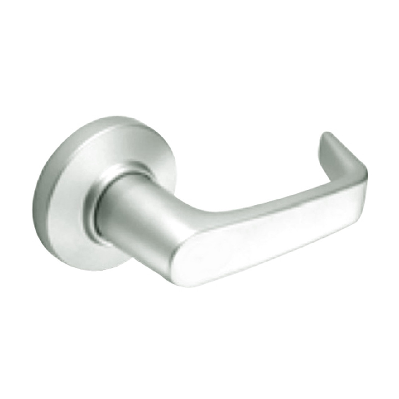 9K50N15CS3618 Best 9K Series Passage Heavy Duty Cylindrical Lever Locks with Contour Angle with Return Lever Design in Bright Nickel