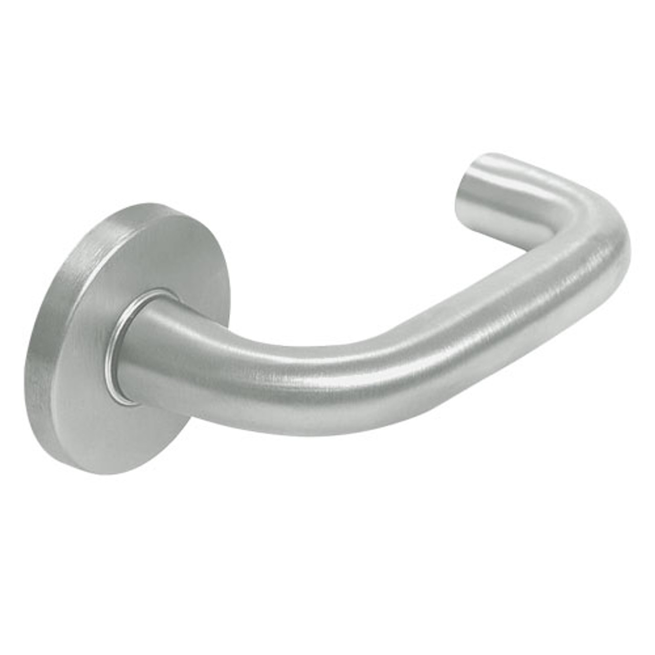 ML2069-LWB-619-LC Corbin Russwin ML2000 Series Mortise Institution Privacy Locksets with Lustra Lever in Satin Nickel