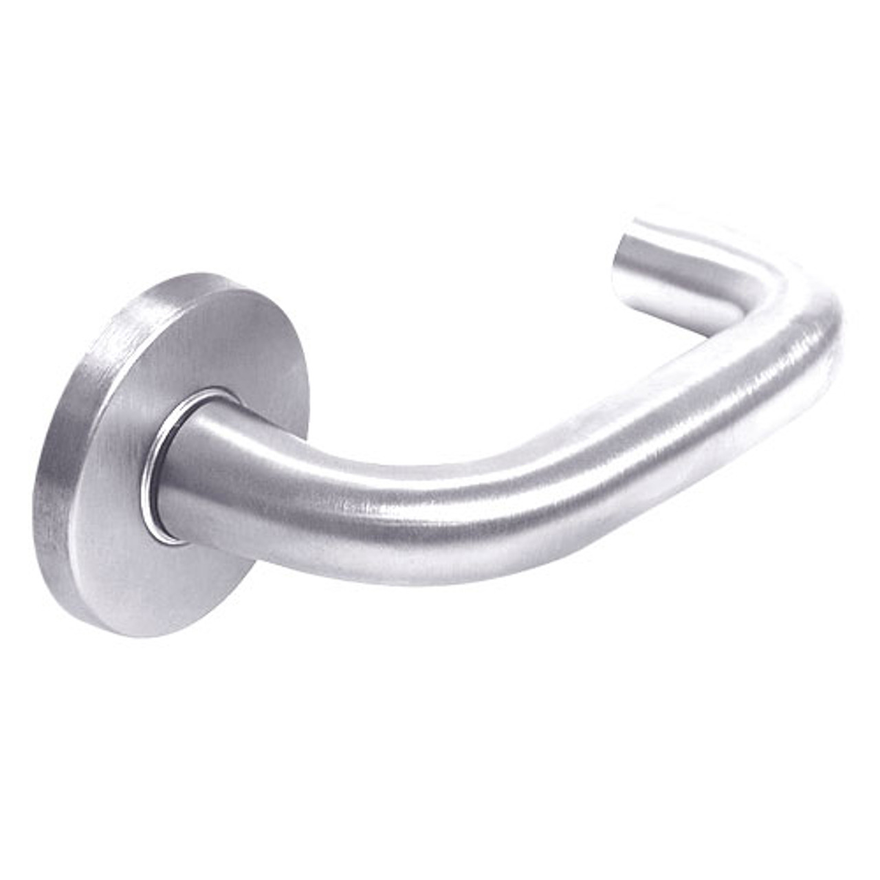 ML2058-LWB-629-M31 Corbin Russwin ML2000 Series Mortise Entrance Holdback Trim Pack with Lustra Lever in Bright Stainless Steel