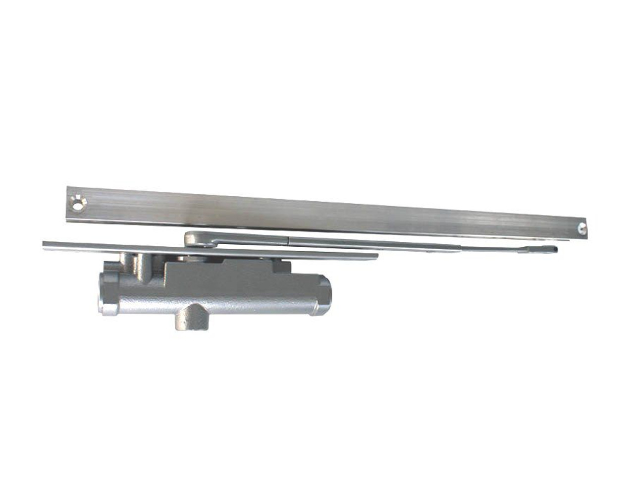 3133-Bumper-LH-AL LCN Door Closer Standard Track with Bumper Arm in Aluminum Finish