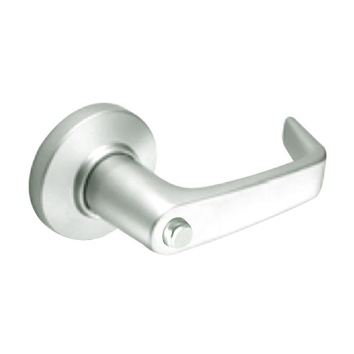 9K50L15CS3618 Best 9K Series Privacy Heavy Duty Cylindrical Lever Locks with Contour Angle with Return Lever Design in Bright Nickel