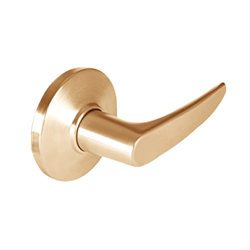 9K50P16DS3611 Best 9K Series Patio Heavy Duty Cylindrical Lever Locks with Curved Without Return Lever Design in Bright Bronze