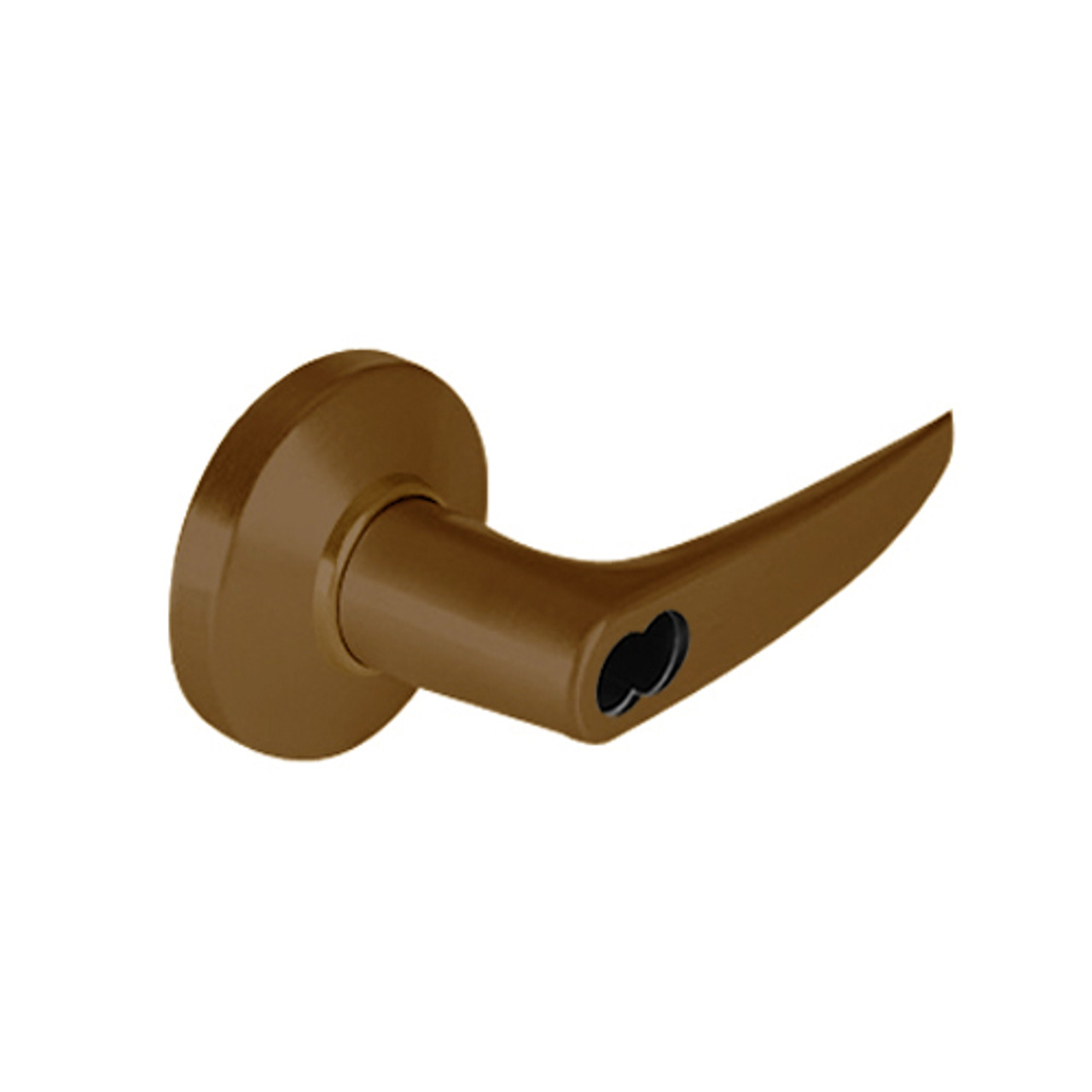 9K37HJ16CS3690 Best 9K Series Hotel Cylindrical Lever Locks with Curved without Return Lever Design Accept 7 Pin Best Core in Dark Bronze