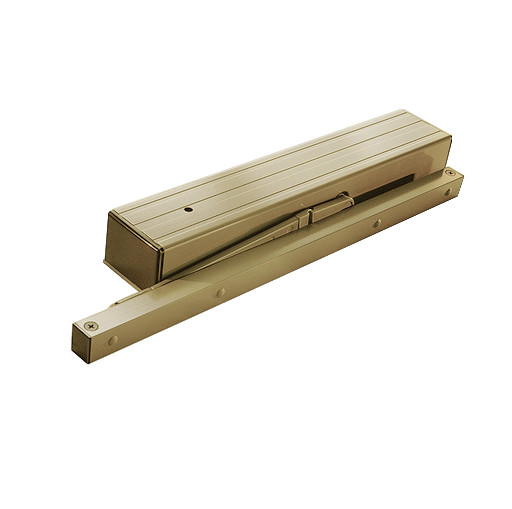 2314ME-STD-RH-120V-AC/DC-US4 LCN Door Closer with Standard Arm in Satin Brass Finish