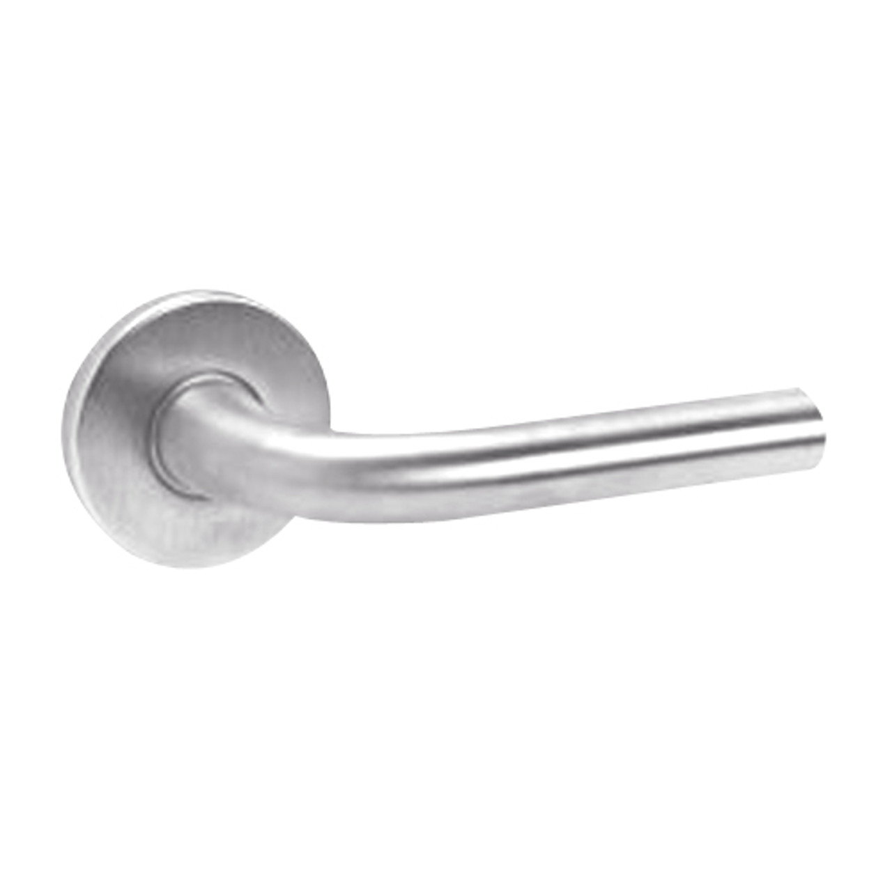ML2065-RWF-629-LC Corbin Russwin ML2000 Series Mortise Dormitory Locksets with Regis Lever in Bright Stainless Steel