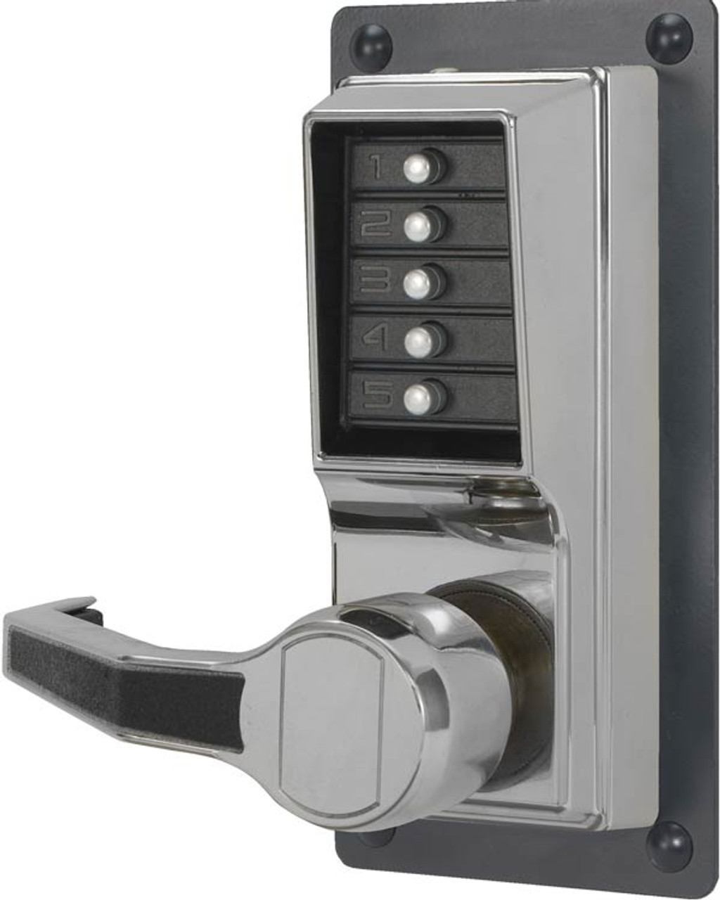 LLP1010-026 Simplex Exit Trim Lever in Bright Chrome finish