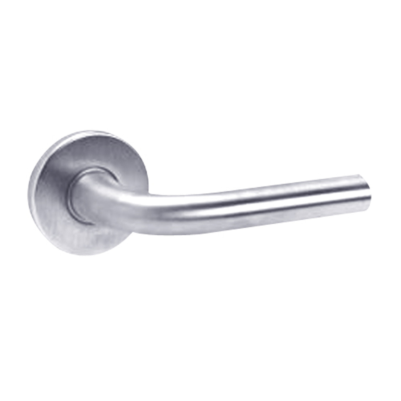 ML2082-RWB-625-M31 Corbin Russwin ML2000 Series Mortise Dormitory or Exit Trim Pack with Regis Lever with Deadbolt in Bright Chrome