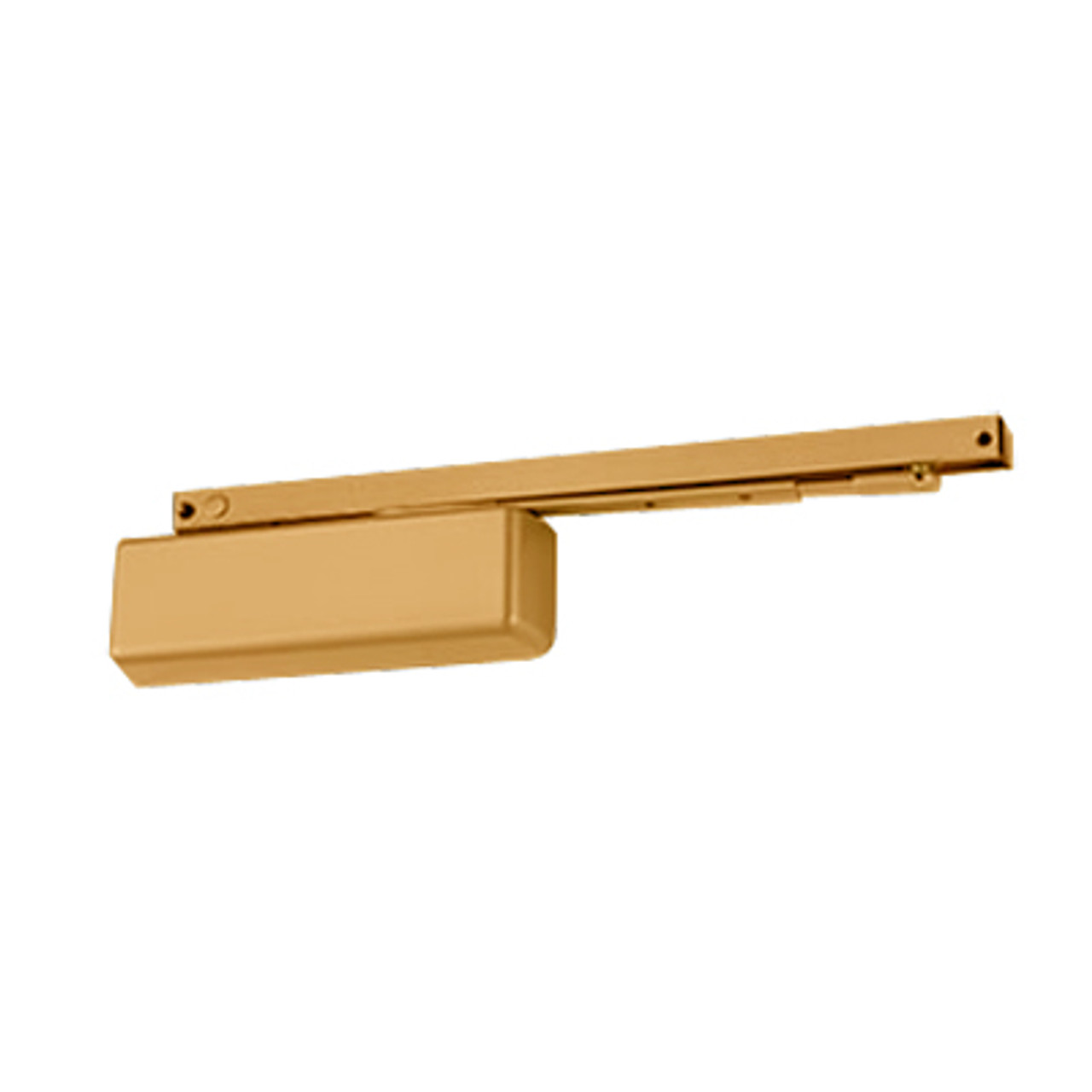 3133SE-STD-LH-24V-AC/DC-LTBRZ LCN Door Closer with Standard Arm in Light Bronze Finish