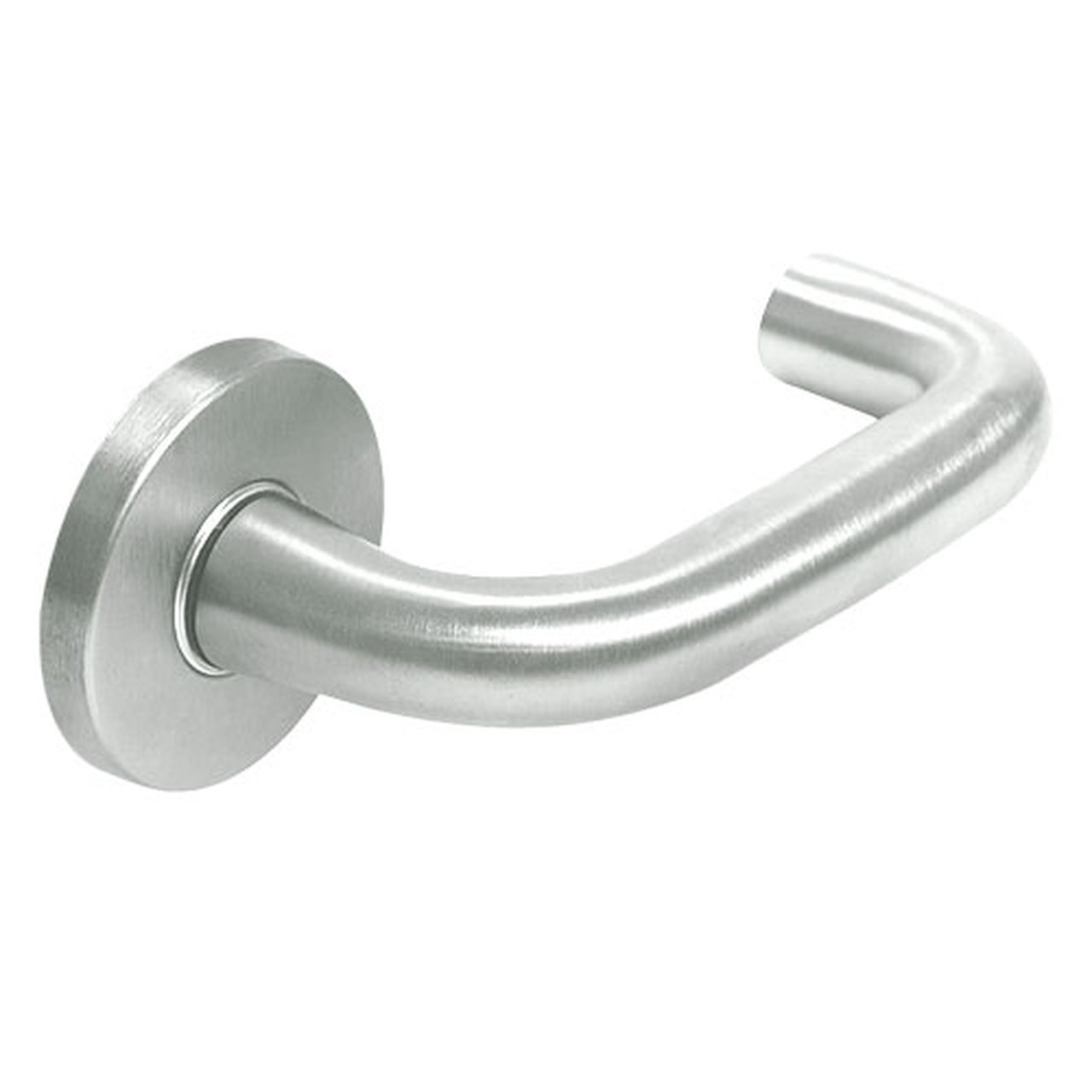 ML2055-LSB-618 Corbin Russwin ML2000 Series Mortise Classroom Locksets with Lustra Lever in Bright Nickel