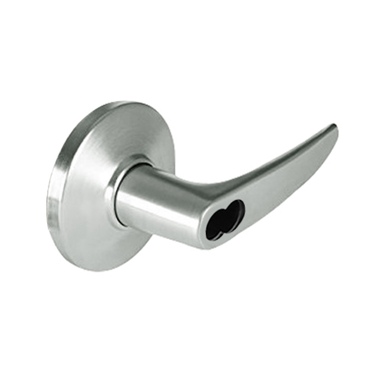 9K47D16DS3618 Best 9K Series Storeroom Cylindrical Lever Locks with Curved without Return Lever Design Accept 7 Pin Best Core in Bright Nickel