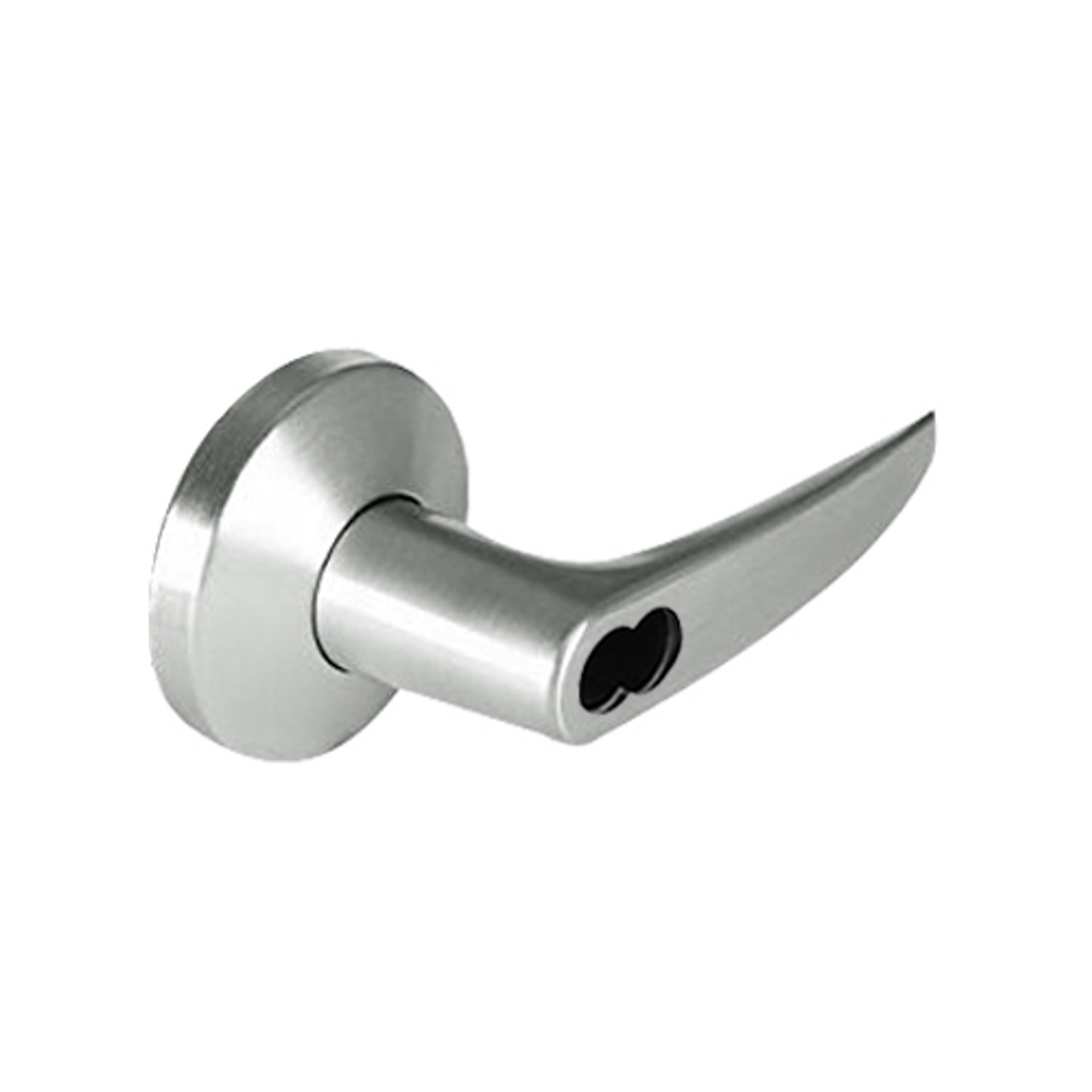 9K47D16KS3618 Best 9K Series Storeroom Cylindrical Lever Locks with Curved without Return Lever Design Accept 7 Pin Best Core in Bright Nickel