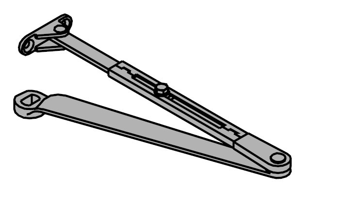 LCN Door Hardware 4016-REG-LH-US4