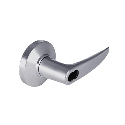 9K47E16CSTK626 Best 9K Series Service Station Cylindrical Lever Locks with Curved without Return Lever Design Accept 7 Pin Best Core in Satin Chrome