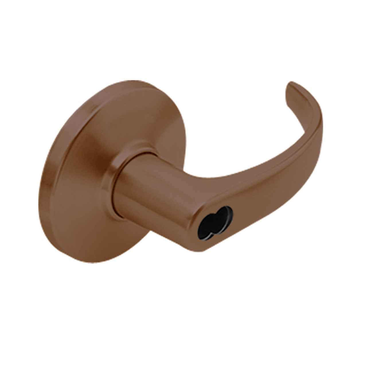 9K47E14DSTK690 Best 9K Series Service Station Cylindrical Lever Locks with Curved with Return Lever Design Accept 7 Pin Best Core in Dark Bronze