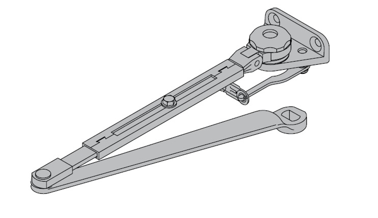 LCN Door Hardware 4011-FL-RH-LTBRZ