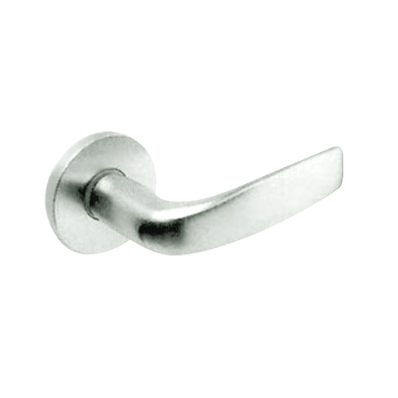 ML2056-CSB-618-CL6 Corbin Russwin ML2000 Series IC 6-Pin Less Core Mortise Classroom Locksets with Citation Lever in Bright Nickel