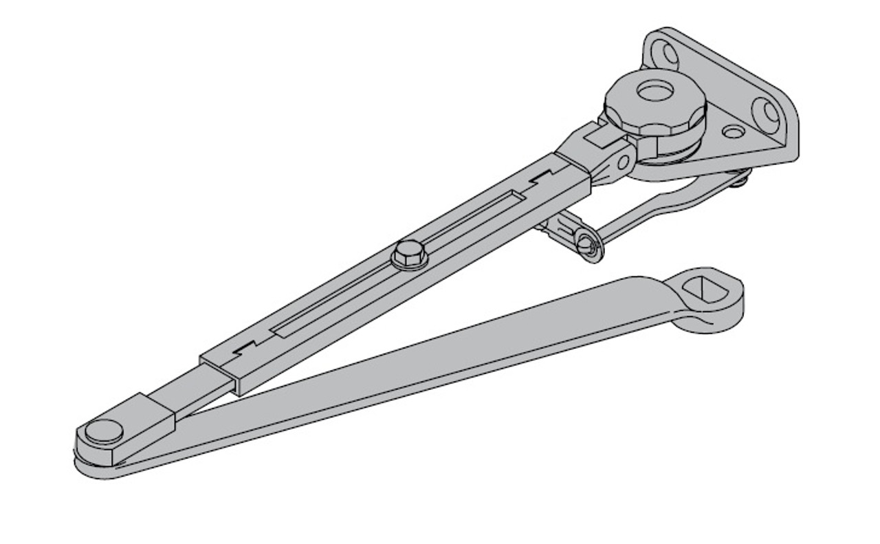 LCN Door Hardware 4026-FL-LH-AL