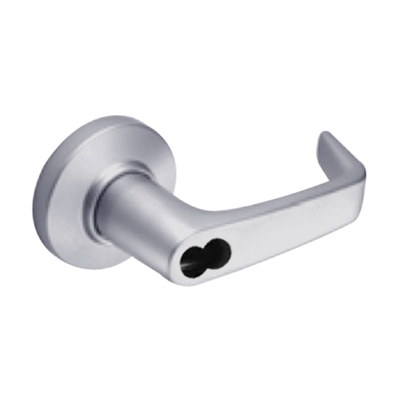 9K57W15CSTK626 Best 9K Series Institutional Cylindrical Lever Locks with Contour Angle with Return Lever Design Accept 7 Pin Best Core in Satin Chrome