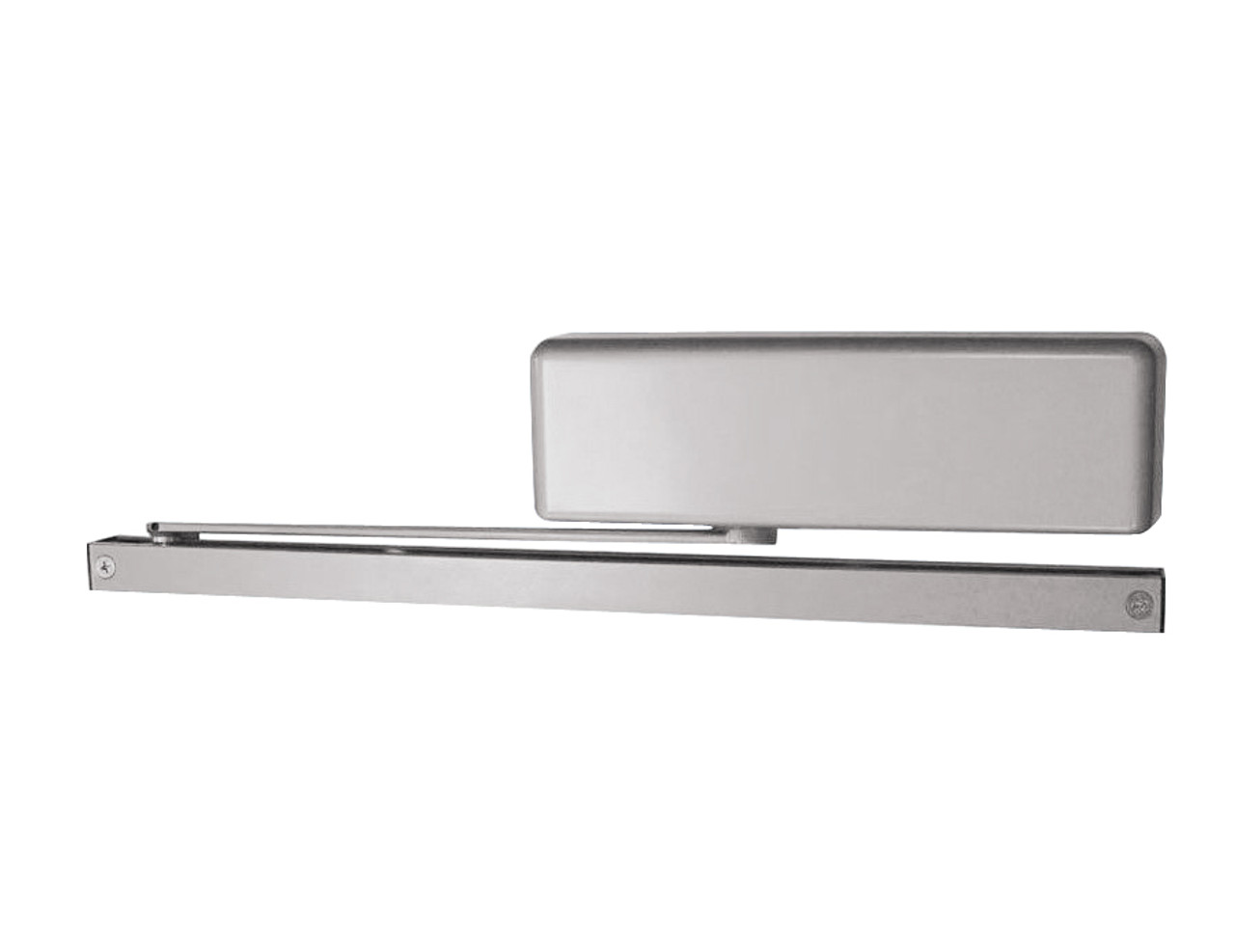 4024T-H-BUMPER-RH-US15 LCN Door Closer Hold Open Track with Bumper in Satin Nickel Finish