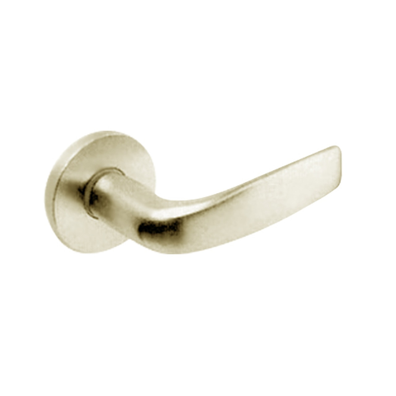 ML2052-CSF-606-CL7 Corbin Russwin ML2000 Series IC 7-Pin Less Core Mortise Classroom Intruder Locksets with Citation Lever in Satin Brass