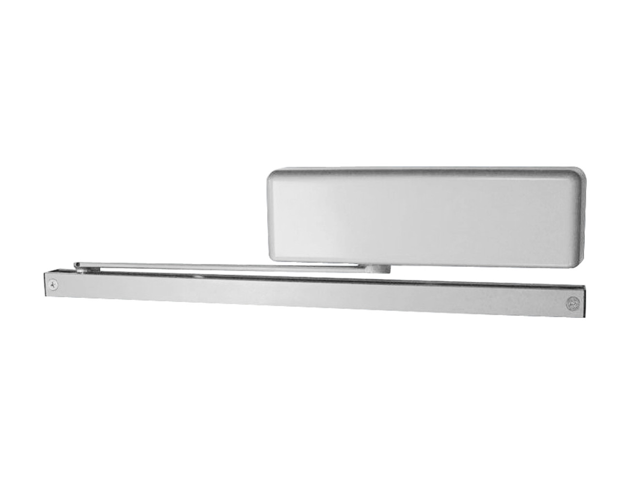 4021T-H-RH-US26 LCN Door Closer with Hold-Open Arm in Bright Chrome Finish