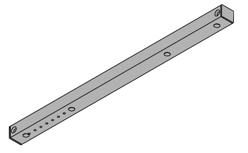 LCN Door Hardware 4021T-H-BUMPER-RH-AL