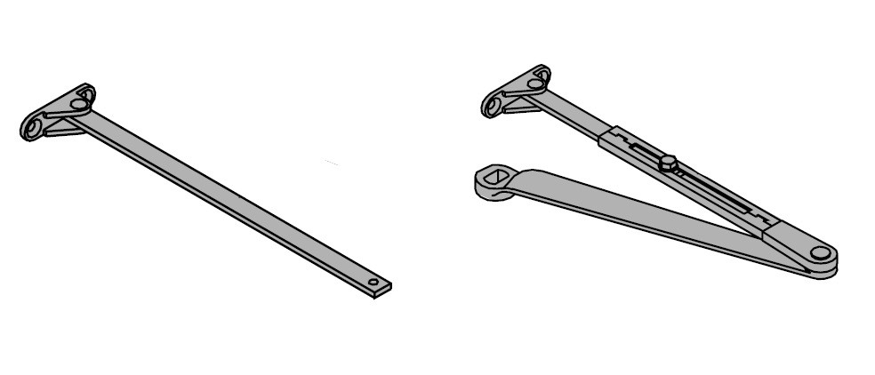 LCN Door Hardware 4021-LONG-LH-DKBRZ