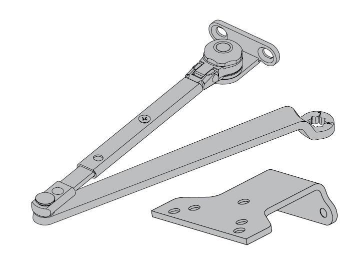 LCN Door Hardware 4031-Hw-PA-LTBRZ