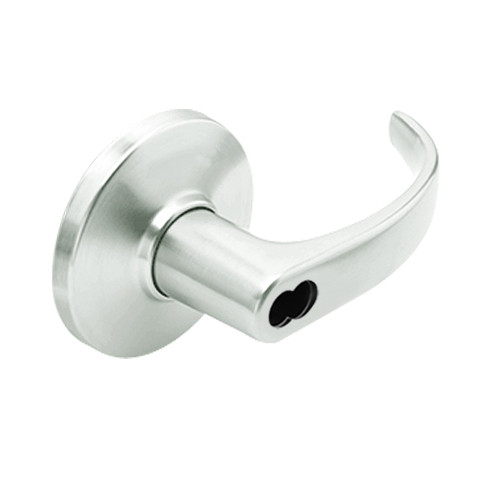 9K57B14DS3618 Best 9K Series Office Function Cylindrical Lever Locks with Curved with Return Lever Design Accept 7 Pin Best Core in Bright Nickel
