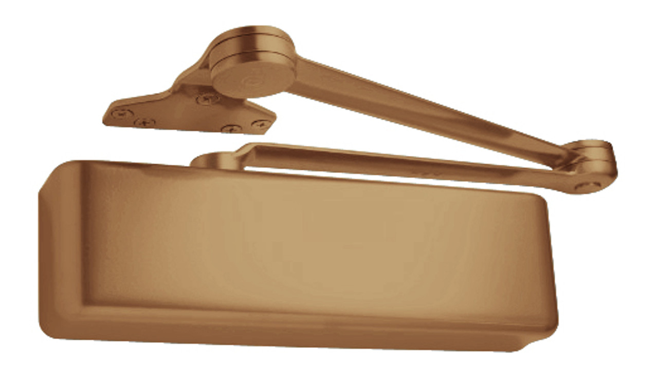 4040XP-Rw-PA-LTBRZ LCN Door Closer Regular Arm with Parallel Arm Shoe in Light Bronze Finish