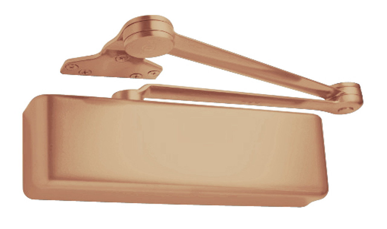 4040XP-Rw-62A-US10 LCN Door Closer Regular Arm with Auxiliary Parallel Arm Shoe in Satin Bronze Finish