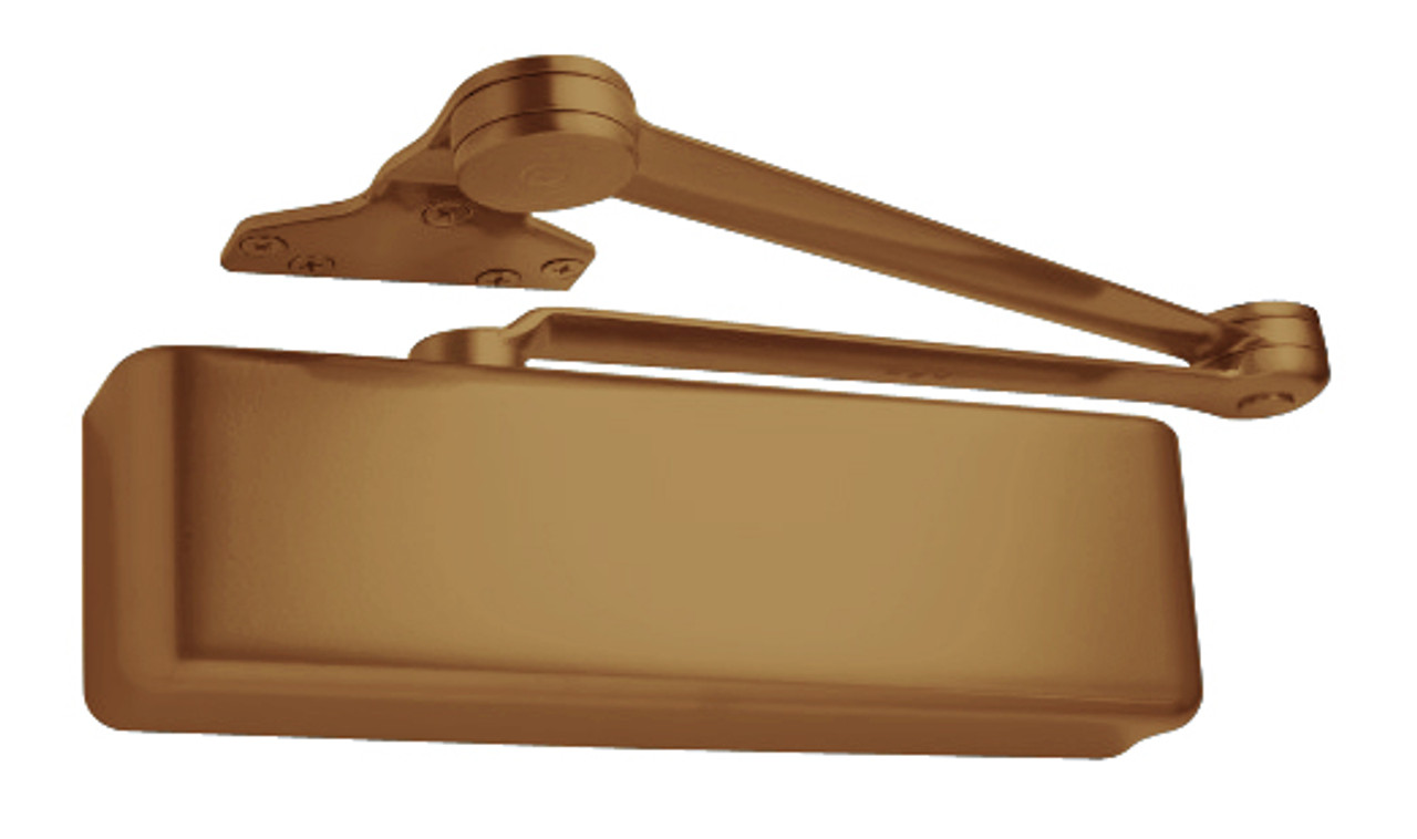 4040XP-Hw-PA-STAT LCN Door Closer Hold Open Arm with Parallel Arm Shoe in Statuary Finish