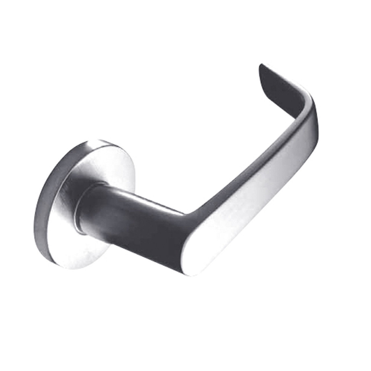 ML2010-NSA-625-M31 Corbin Russwin ML2000 Series Mortise Passage Trim Pack with Newport Lever in Bright Chrome