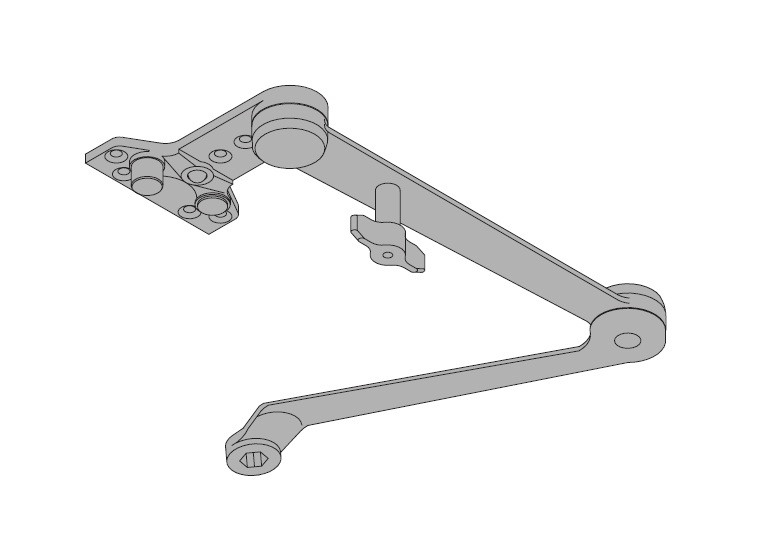 LCN Door Hardware 4040XP-HCUSH-US10B