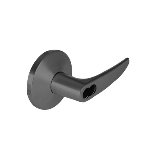 9K57EA16LSTK622 Best 9K Series Entrance or Office Cylindrical Lever Locks with Curved without Return Lever Design Accept 7 Pin Best Core in Black
