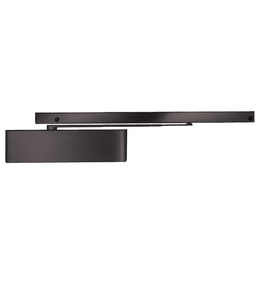 4040SE-LONG-24V-AC/DC-DKBRZ LCN Door Closer with Long Arm in Dark Bronze Finish